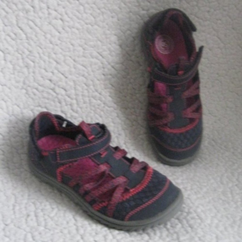 Girls So Navy Elephant Flexible Outsole Shoes